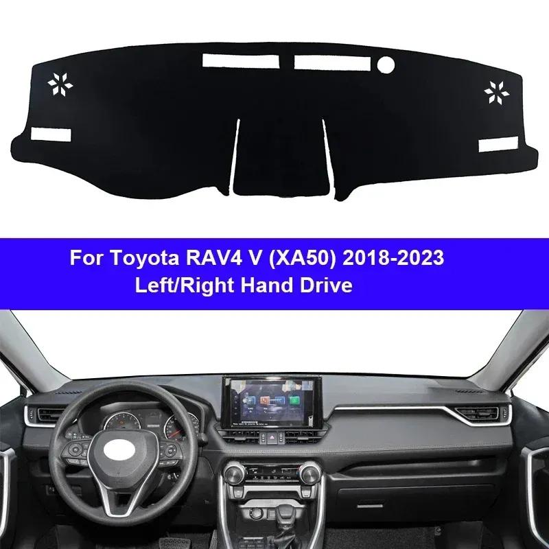 Car Dashboard Cover Non slip pad For Toyota RAV4 V XA50 2018 - LHD Dashmat Carpet Dash Mat Sun Shade Pad Anti-UV Cushion