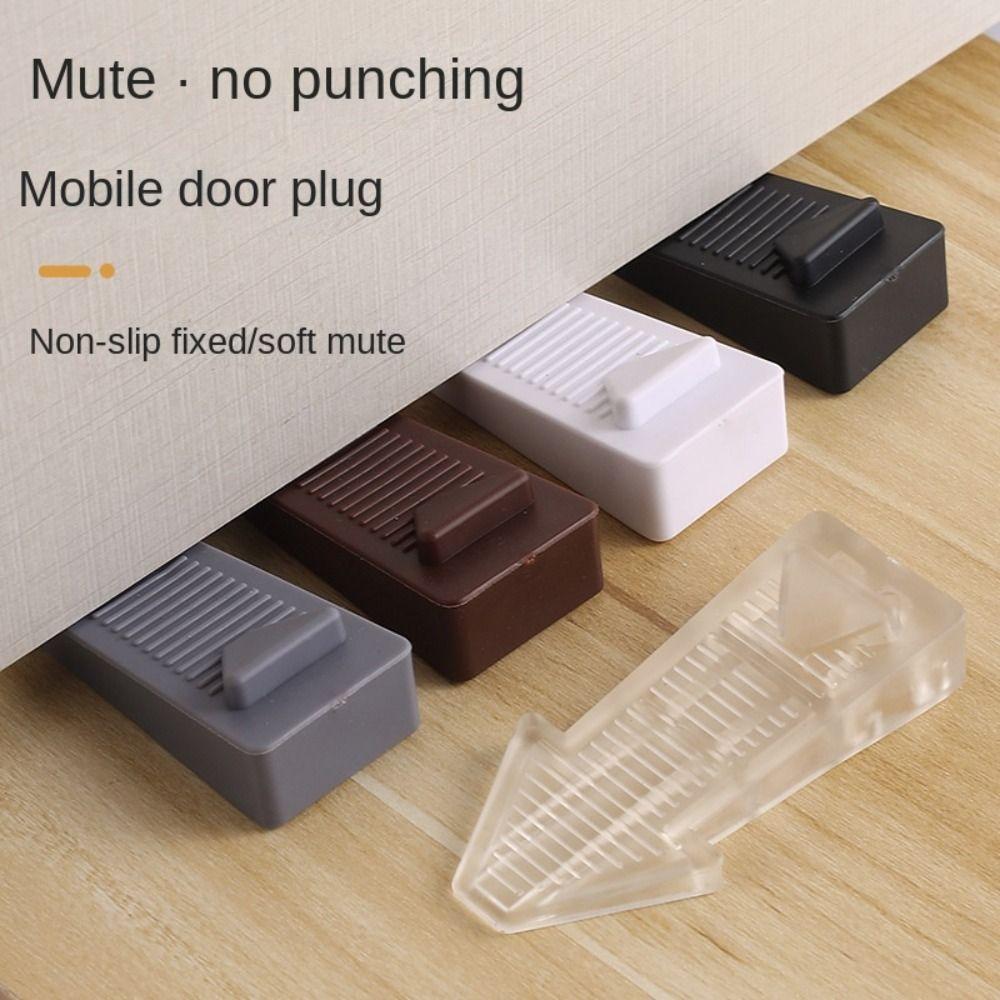 2Pcs Safety Door Stopper Doorstops Door Block Portable Door  Wedge  Home Office