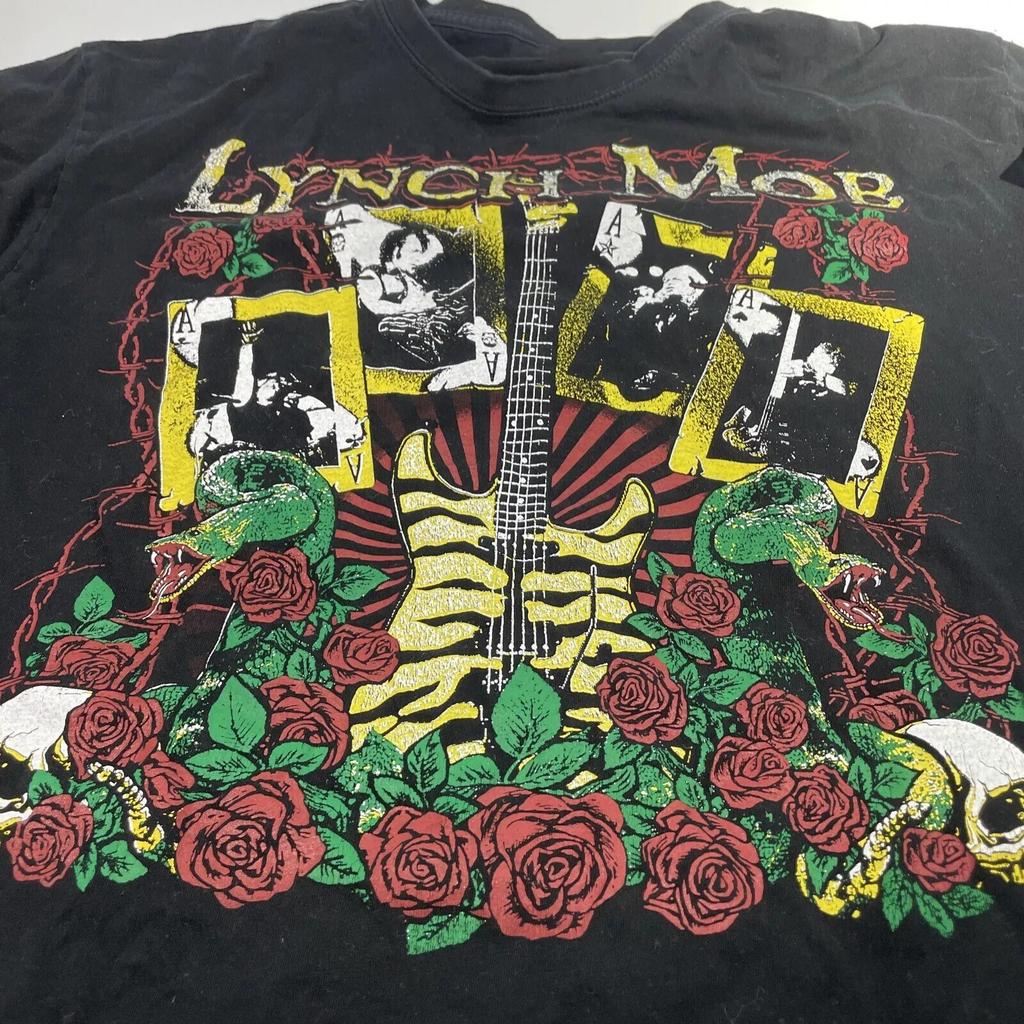 Редкая футболка группы Lynch Mob черная полноразмерная до 4XL подарок для фаната BL1198