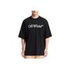Off-White Big Bookish Skate Tee Black/White Men Tops OMAA120C99JER0081001