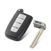 KEYYOU For Kia Forte Soul Rio Borrego Sorento Optima For Hyundai I30 IX35 Sonata Genesis Equus Veloste Smart Remote Key Shell