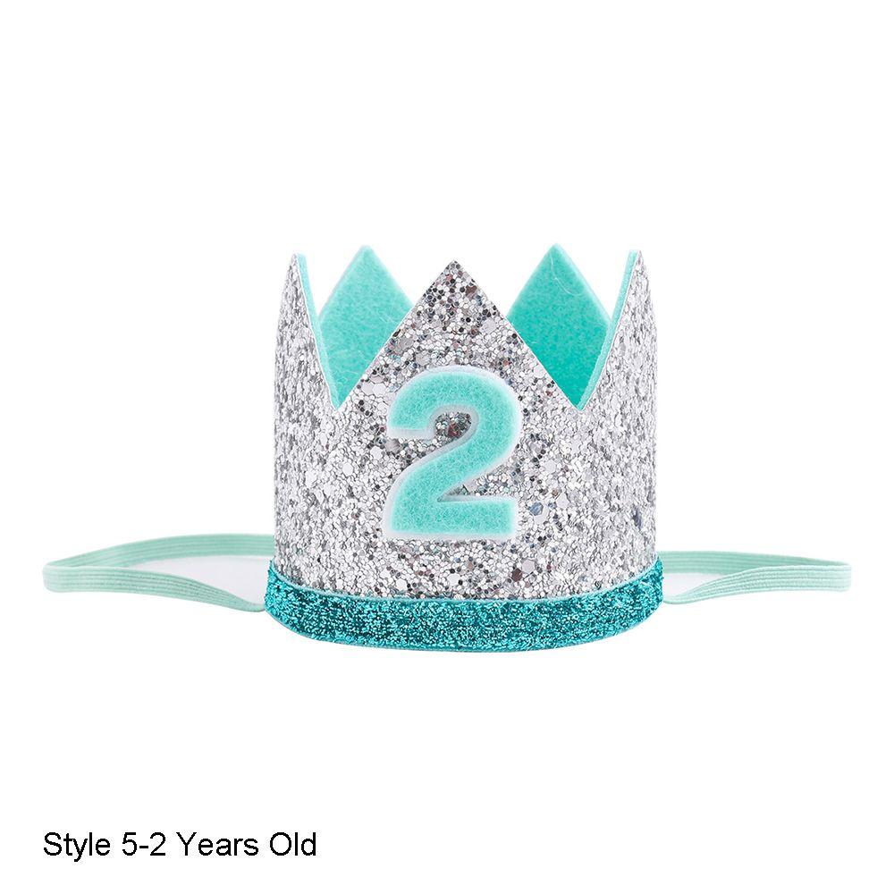 Подарок Принц Принцесса Эластичный Цветочный Головной Убор Детская Шляпа на День Рождения Корона Повязка на Волосы Вечернее Украшение для Головы