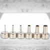 3/4/5/8/10/12mm 858D Hot Air Rework Station Nozzle Stainless Steel Round Nozzle Shape for SMD Rework Station Accessory