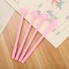 10pcs Cartoon Kawaii Stationery Black Ink Writing Pen Comfortable Love Heart Neutral Pen  Gift