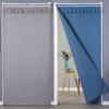 1 шт. Защита конфиденциальности Теплоизоляция Дверь Шторы Домашнее украшение Самоклеящиеся Зимние Разделительные Шторы Толстые