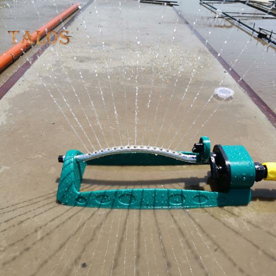 Automatic Lawn Sprinkler 15 Holes Design 4 Modes Adjustable Leak Resistant Simple Installation Garden Yard Water Sprinkler