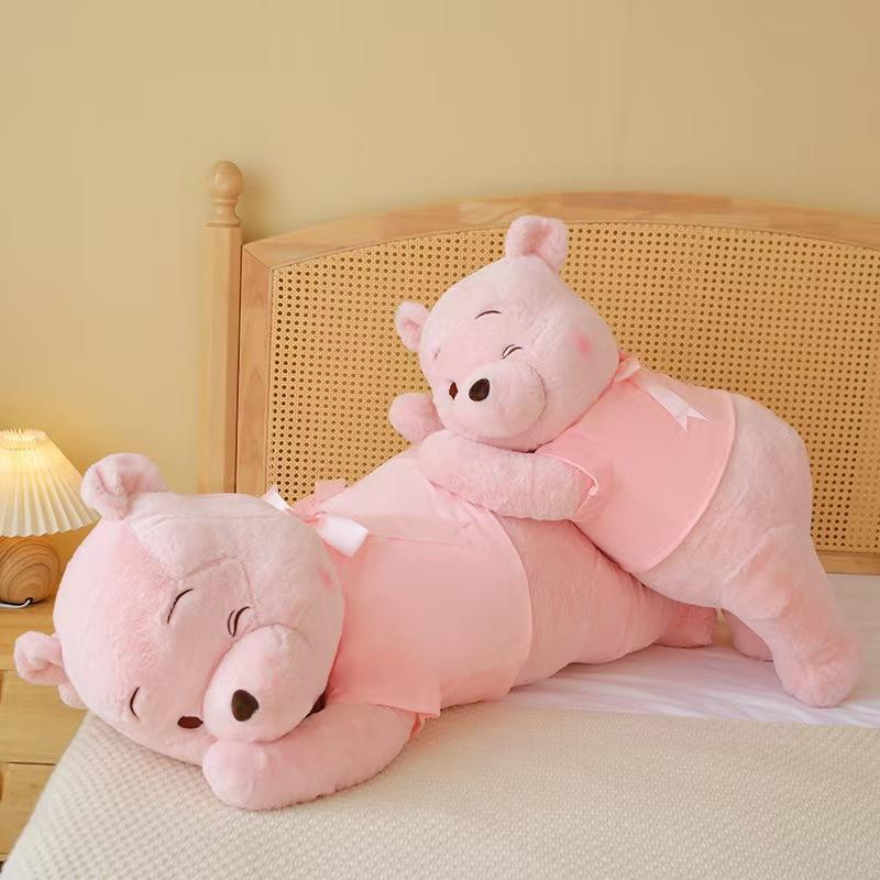 Милая кукла Сакура Виагра Медведь Розовая Плюшевая игрушка Винни Пух Подарок для девочек Большая кукла кукла