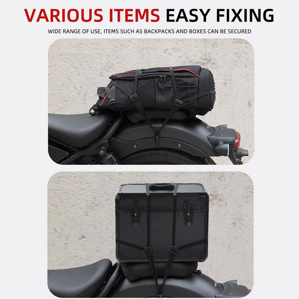 Мотоциклетные ремни для шлема Крюк Ремни для багажа Выдвижная эластичная веревка Мотоциклетный шлем Багаж Регулировка Фиксирующая пряжка Веревка Аксессуар