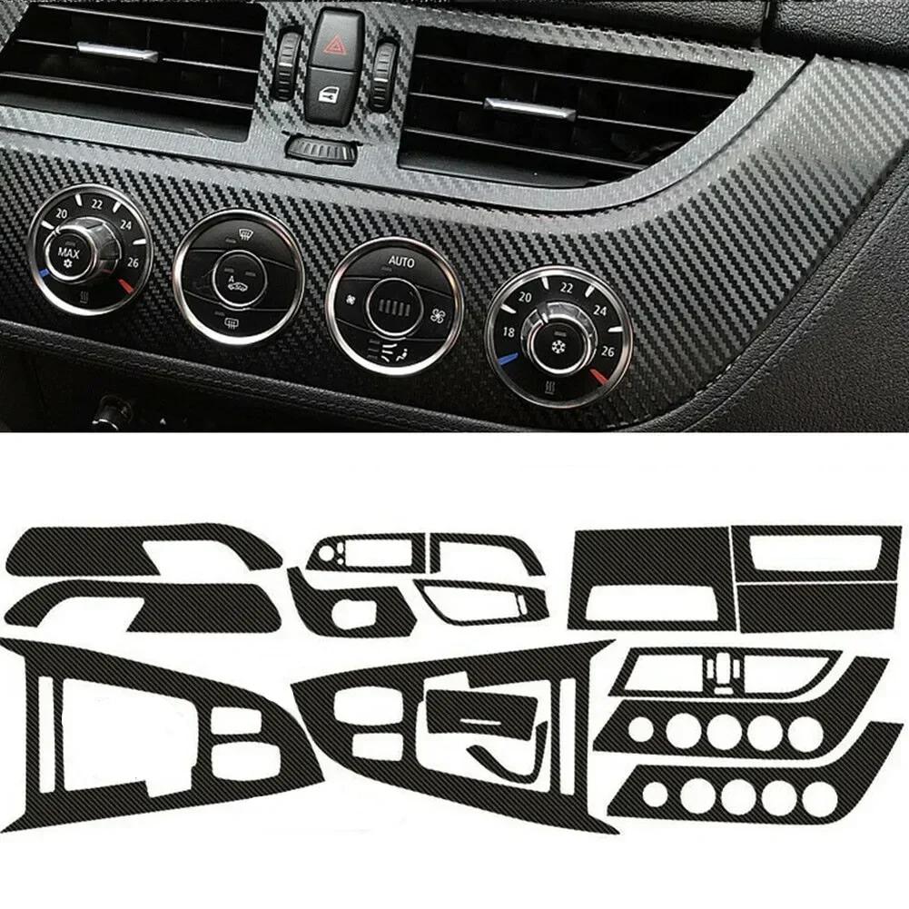 Для наклейки на интерьер из углеродного волокна, наклейки для самостоятельной отделки, черные наклейки для Z4 E89 09-16 5D, наклейки на приборную панель с автоматическим переключением передач