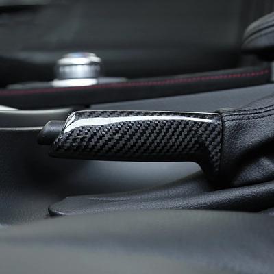 Крышка ручного тормоза из углеродного волокна для BMW 3/4 серии X1 M3 M4 F80 F82 F48 E84 E90 F30 F31 F34, тяга для стайлинга автомобилей