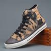 Fashion ShoesHigh Top Casual Shoes Korean Camouflage Canvas Shoes Spring Autumn 2024 Sneakers Men's Board Shoes Tenis Shoes