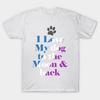 T Shirt Women I Love My Dog To The Moon And Back Tshirts And Acc Harajuku Print Kawaii Tshirt Summer Short Sleeve Female T-Shirt Top Tee