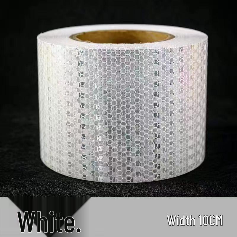 Флуоресцентная светоотражающая защитная лента: Ширина 5 см, 10 см, 15 см для ночного движения, предупреждение о столкновении