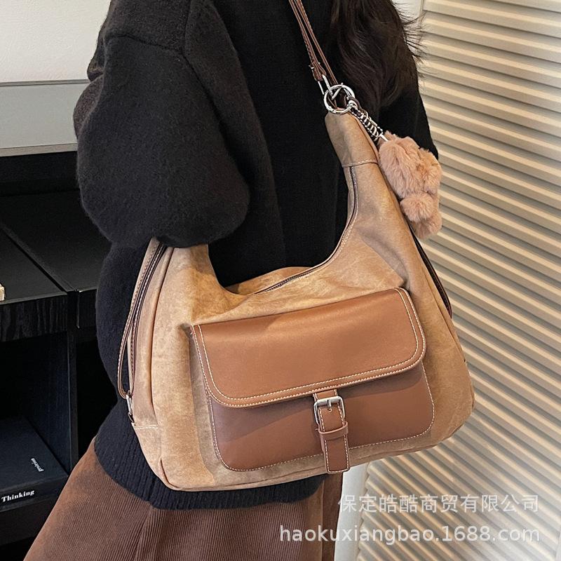 Сумка большой вместимости женский 2025 новый рюкзак, дорожная плечевая сумка премиум-текстуры, сумка-тоут для поездок на работу