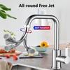360° Rotating Bendable Portable Faucet Extender Lengthening Tube Faucet Extender Pipe Bathroom Tap