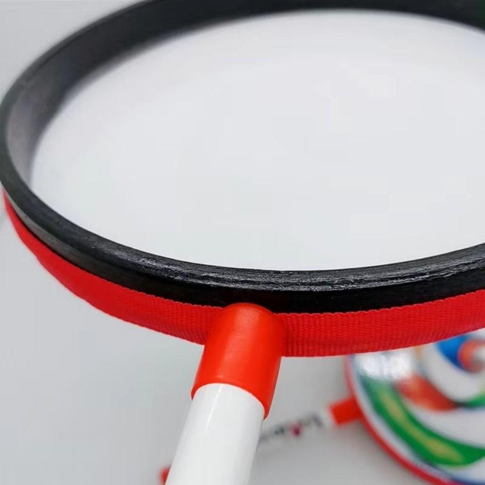 Educational Toys Tambourine with Knock Stick Handheld Drum Toy Lollipop Hand Drum Kid Supplies