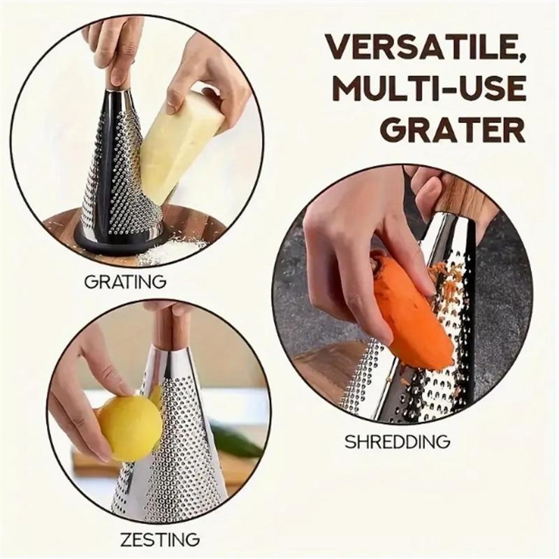 Cone Grater Household Cheese Grating Tool Portable Kitchen Gadgets Accessory Multifunction Vertical Cheese Slicer Kitchen Tools