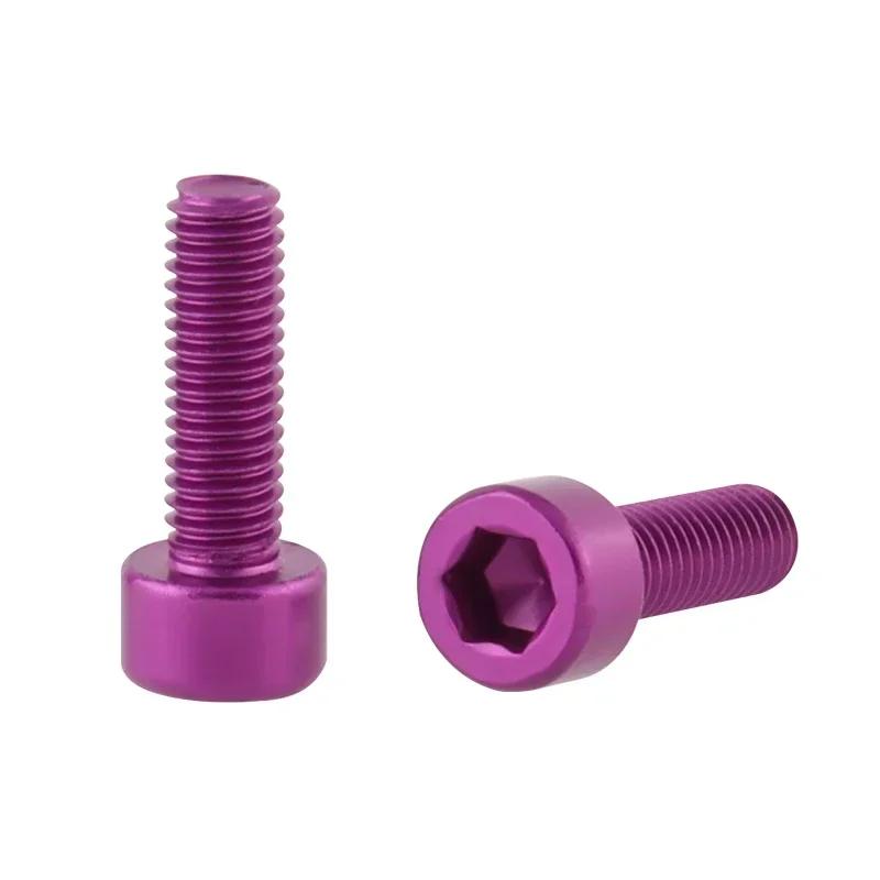 2pcs Bicycle Bottle Cage Screws M5 Ultra-Light Aluminum Holder Bolts MTB Road Bike Accessories Bike Bottle Holder