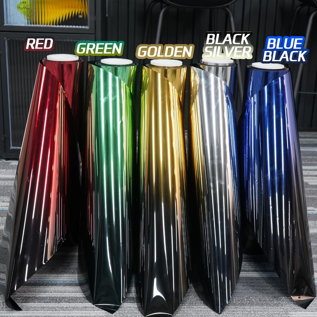 Градиентная солнечная тонировочная пленка для окон, пленка, меняющая цвет, солнцезащитный козырек для автомобиля, лобовое стекло, солнцезащитный козырек, универсальная теплоизоляция