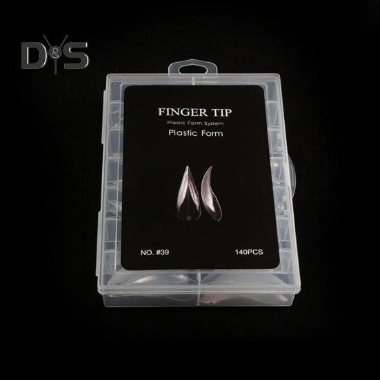 140 шт. накладных ногтей-стилетов, накладные прозрачные ногти, накладные ногти для наращивания ногтей, предварительно сформированные типсы для полного покрытия ногтей, салон «сделай сам»