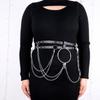 JK PU Leather Belt Extended Dress Waist Chain Personality Women Waist Belt  Dress Accessories