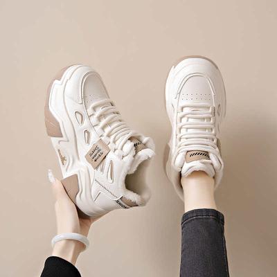 Подошва шины Снежные ботильоны Женская обувь Ботинки Модели Повседневные женские кроссовки Оригинальные кремовые ботинки Спортивная обувь Скарп Приветственная сделка