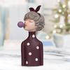 Girl Statue Decor Decoration Decorative Modern Creative Figurine Sculpture for Porch Bookcase Living