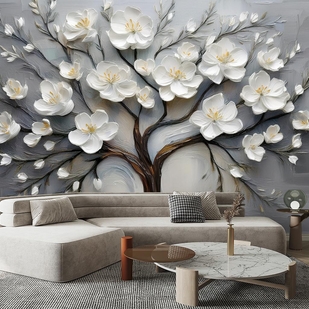 Обои Нарисованное абстрактное дерево