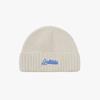 Script Logo Wool Beanie-ivory, G3FHT102 #IV-7000023616