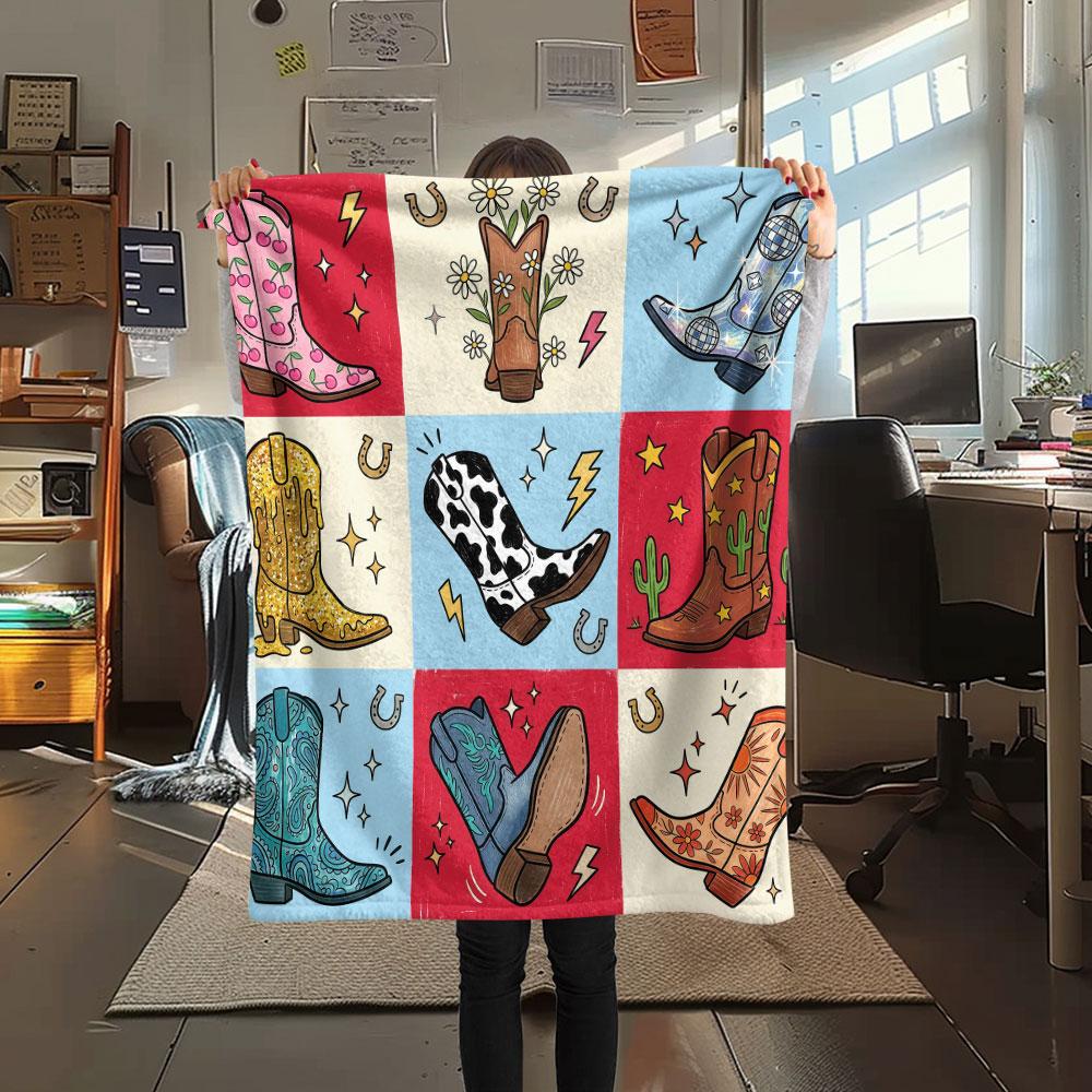 1PC Crystal Fantasy New Patterned Flannel Blanket High quality All Seasons for Home Decor Warmth and Comfort Gifts Birthday Present