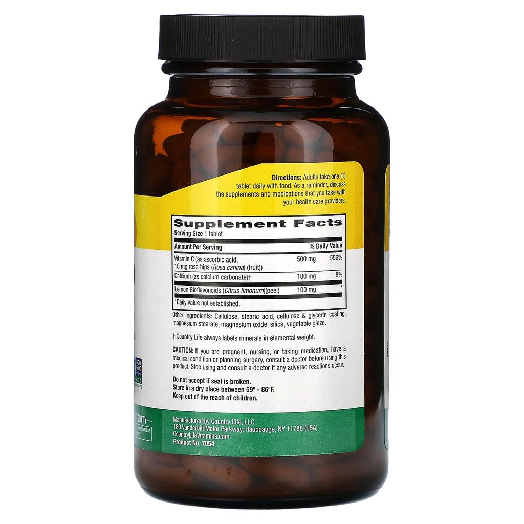 Buffered Vitamin C, 500Mg, 250 Tablets