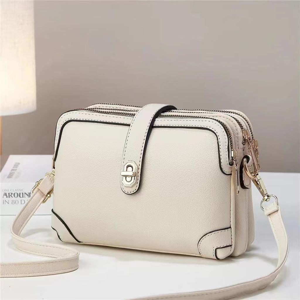 WTEMPO Large Capacity Retro High-end Soft Faux Leather Bags Casual Women's Handbbags Versatile Shoulder Bags PU Crossbody Bags Special Gift