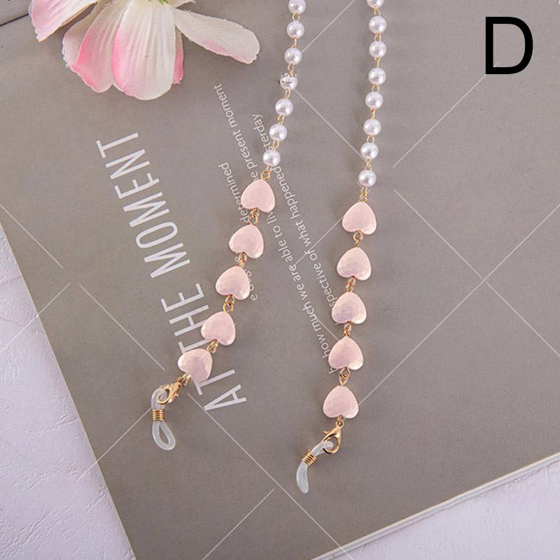 1 шт., смоляные бусины, жемчужные очки, ремешок для очков, ремешок, держатель, маска-цепочка, аксессуар для очков