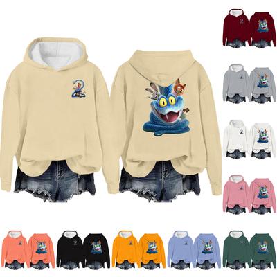 Женская повседневная толстовка с длинными рукавами и принтом