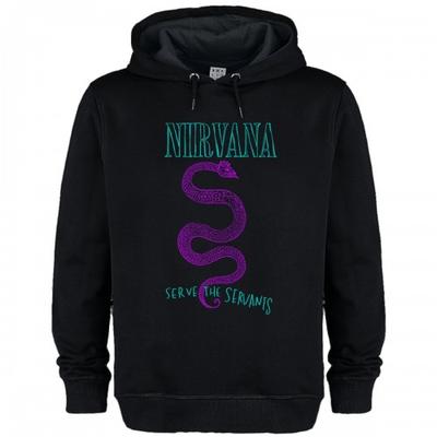 Amplified Толстовка с капюшоном Serve The Serpents Nirvana для взрослых унисекс