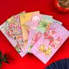 6Pcs/set Spring Festival Supplies Red Envelope Luck Money Bag Kids Gift