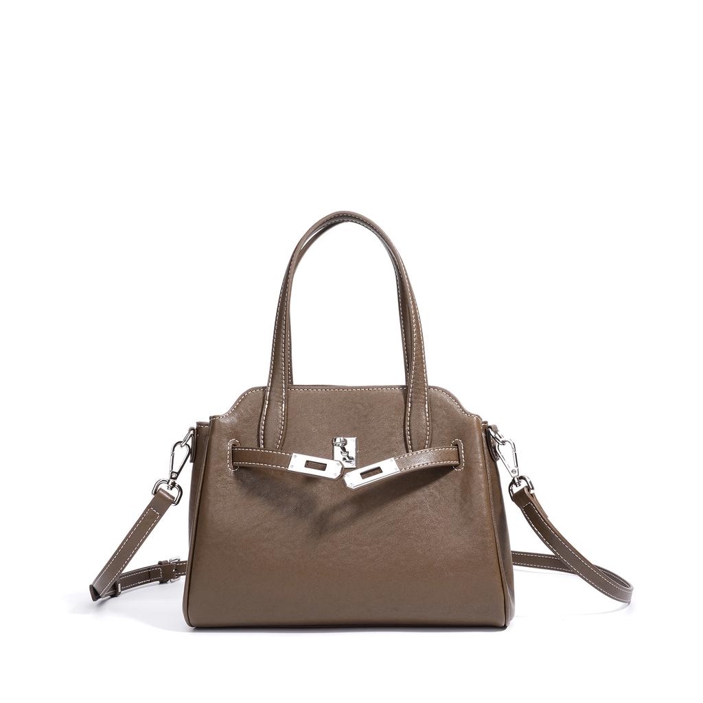 Year Portable Autumn and Winter Fashion Shoulder Bag Retro Textured Oblique Span Bag