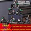 Creative Resin Incense Burner & Fish Tank Ornament with Flowing Clouds Rockery