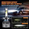 H4 9003 HB2 For Auto Led Bulb Car Headlight Low Beam High Beams Fog Light Bulbs Lights Head Front Full Lamp (Replacement Assembly White Illumination