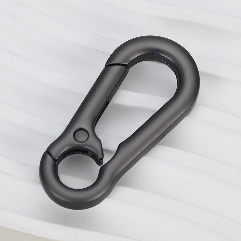 Premium Safety Mountaineering Buckle Creative Car Keychain Men's Waist Hanging Anti-Lost Key Chain Metal Hook Buckle Small Gift