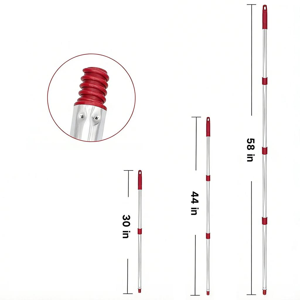 Ручка для швабры и основание для швабры для системы O-cedar/Vileda 1Tank, Ручки для швабры O-cedar/Vileda Spin Mop и H2pro Flat Mop