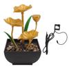 Tabletop Fountain Plastic with LED Lights Fountain Running Water Ornaments for Office UK Plug