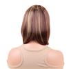 Women's Shoulder Length Straight Wig Hair Synthetic Natural Cosplay Party Light Brown Blonde Heat Resistant Daily Fashion Wigs