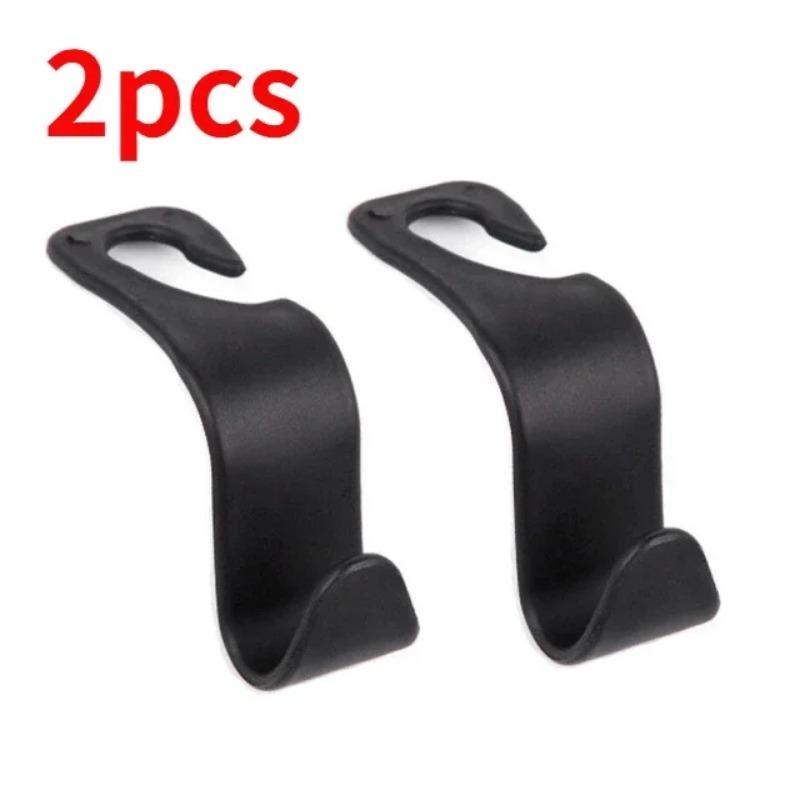 Double Head Phone Hanger 1/2pcs Multifunctional Car Seat Back HookHeadrest Hanging Bag Storage Hanger Car Interior Accessories