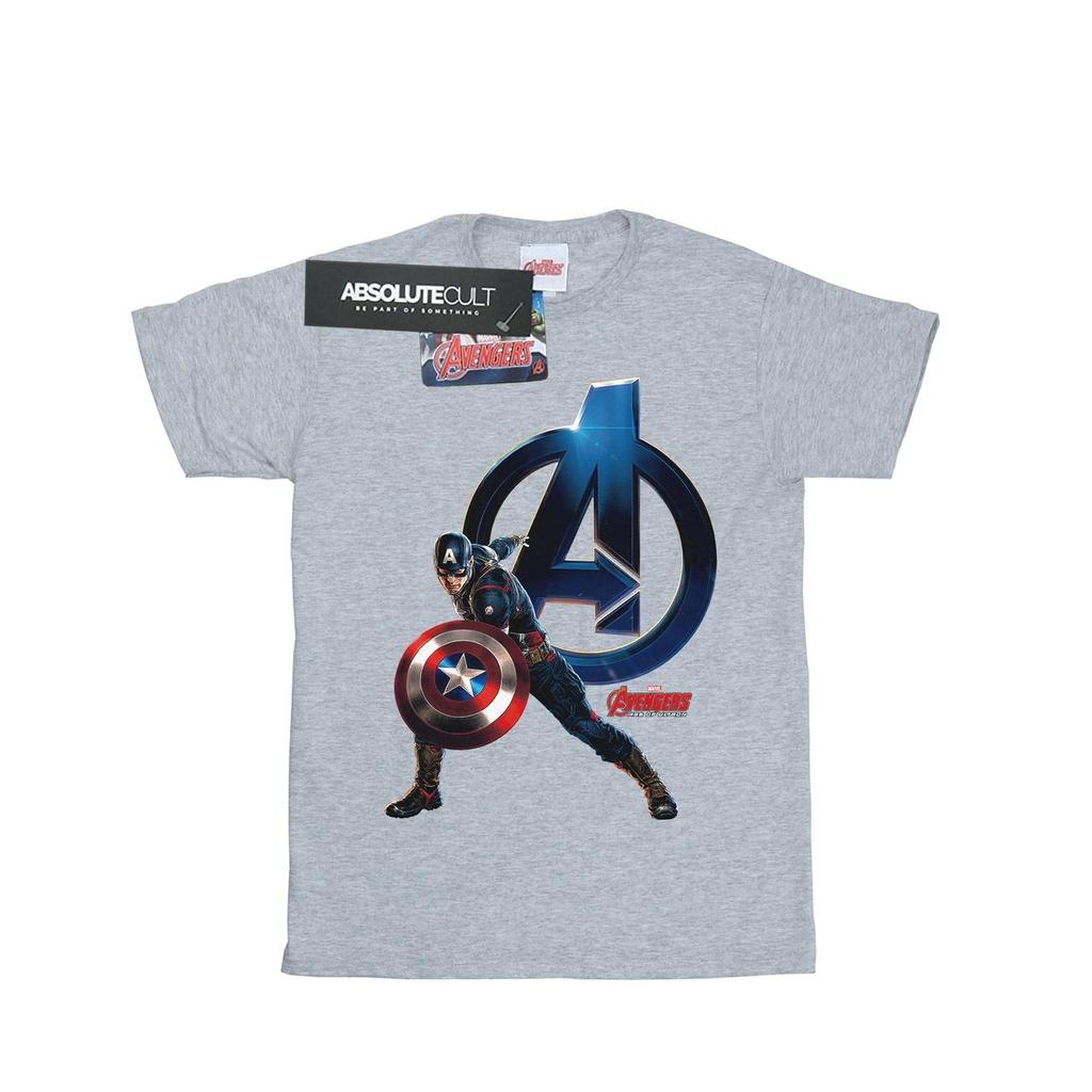 Marvel Boys Captain America Pose T-Shirt