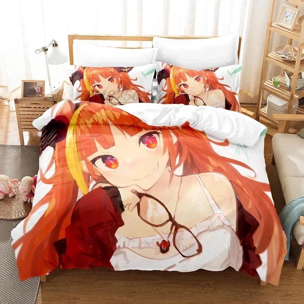 3D-печать аниме Kawaii Girls Kiryuu Coco Комплект постельного белья Single Twin Full Queen King Size Комплект постельного белья для подростковой спальни