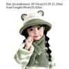 Polar Fleece Baby Bucket Hat Warm Fisherman Hat Fashion Pullover Cap  Children