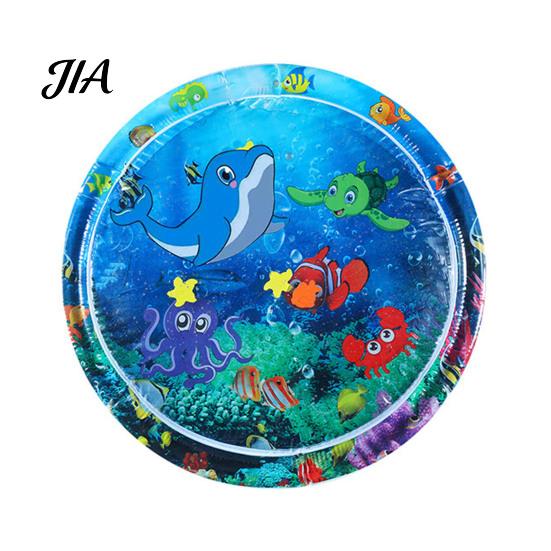 BPA-free Water Activity Center Inflatable Splash Pad for Toddlers, Thickened PVC Outdoor Sprinkler Play Sensory Stimulation Toy Babies Mat Babies,