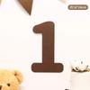 Мори Простой Фетр С Днем Рождения Вечеринка Цифровая Наклейка На Стену Украшение для Вечеринки в Первый Год Ребенка Реквизит для Фото