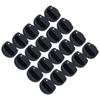 20PCS 8mm Universal Kitchen Range Control Knob ABS for Gas Stove Microwave Oven Water Heater